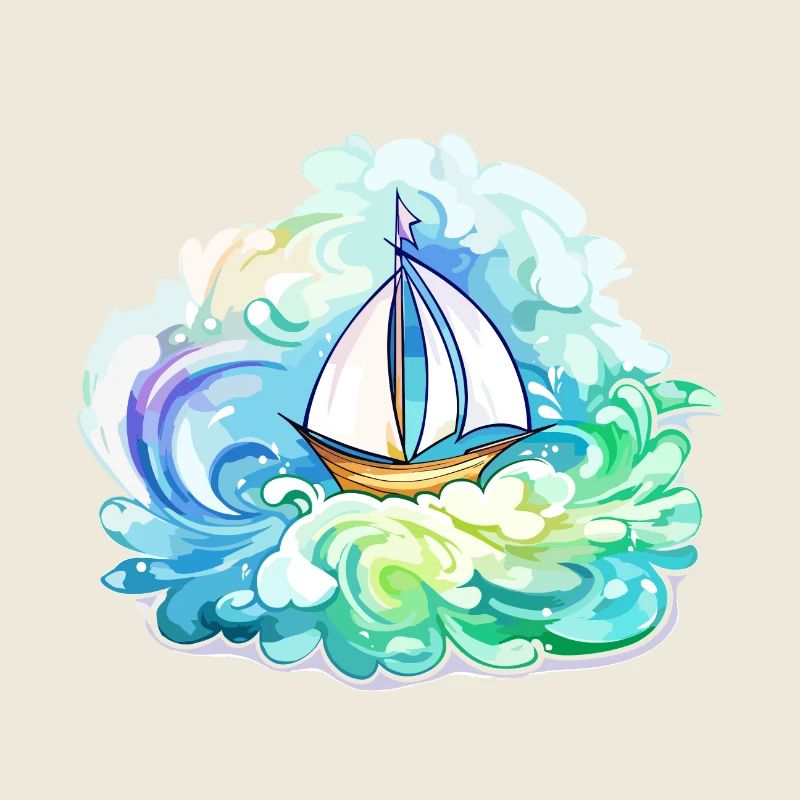 Sailboat - illustration
