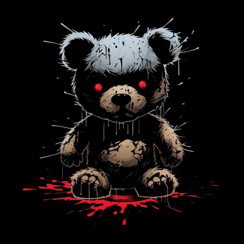 Horror Teddy Bär Zombie Halloween