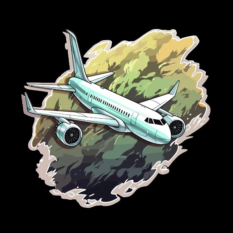 Flugzeug - Illustration