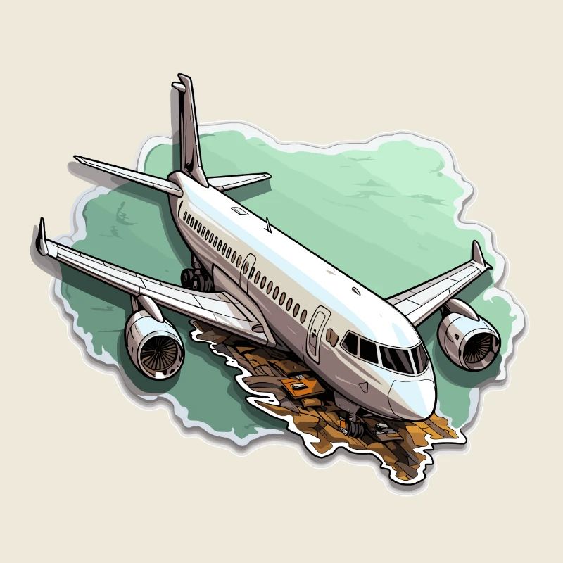Flugzeug - Illustration