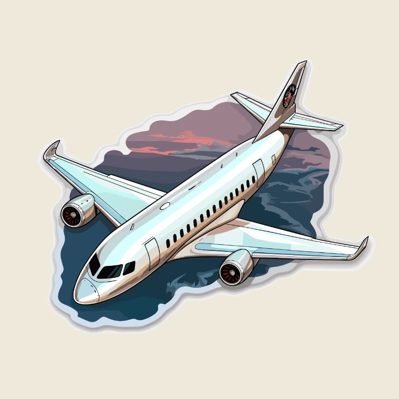 Flugzeug - Illustration