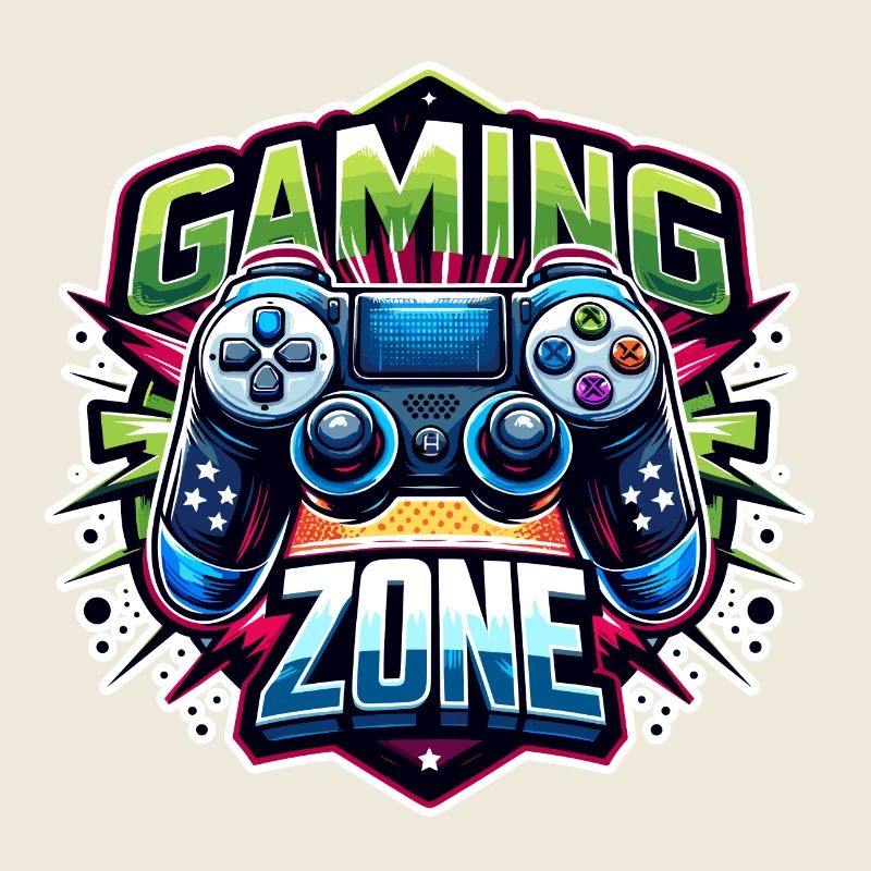 Gaming Zone - Controller Illustration