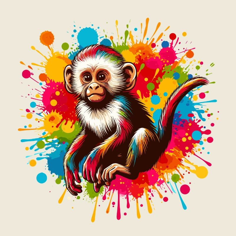 Dessin de bébé singe