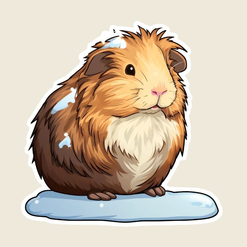 Meerschweinchen im Winter