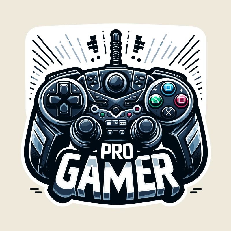 Pro Gamer - Controller Illustration
