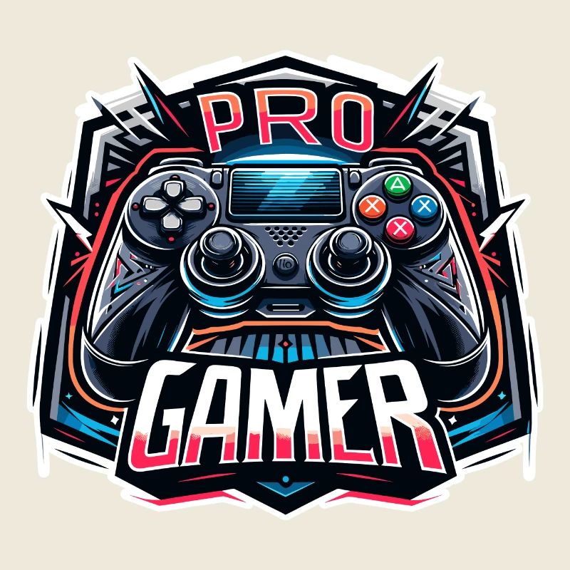Pro Gamer - Controller Illustration