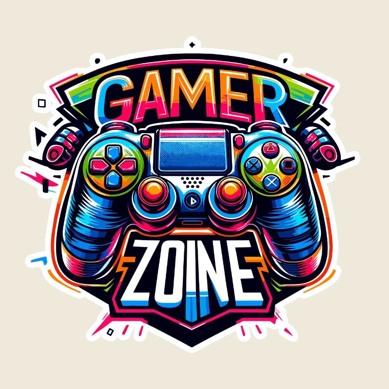 Gamer Zone - Controller Illustration