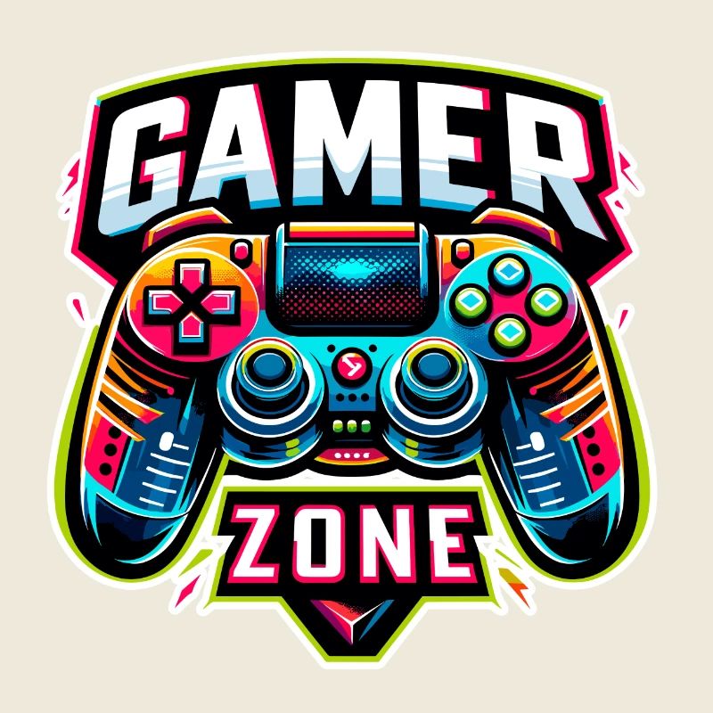 Gamer Zone - Controller Illustration