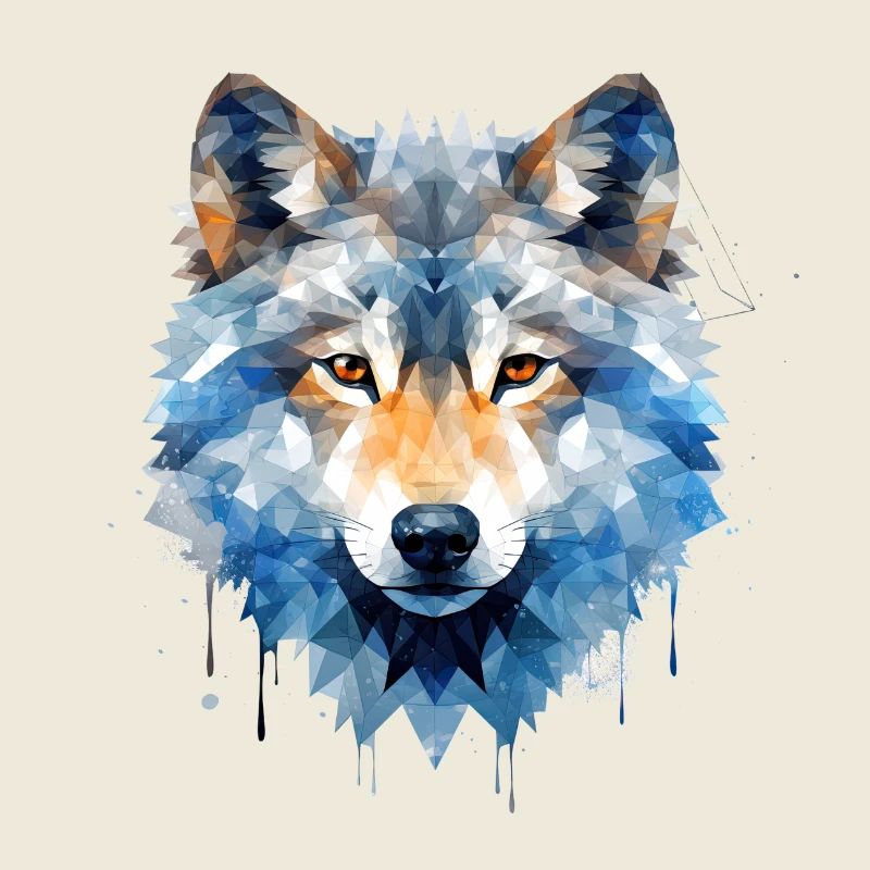 Geometrischer Wolf