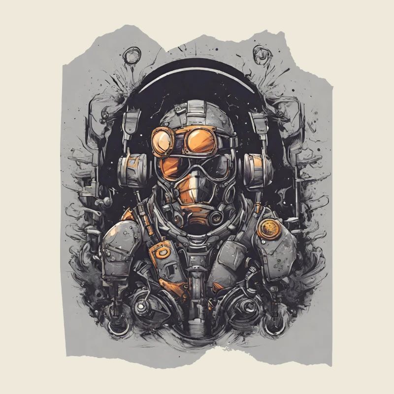 Cosmic Beats Explorateur Spaceman Astronaute Orange