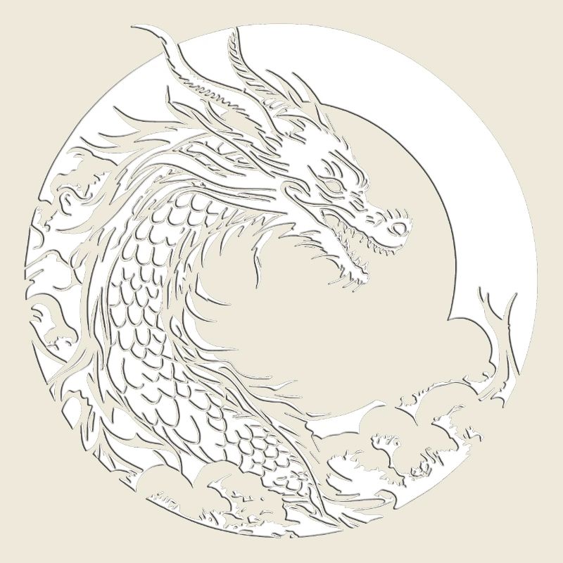 Fantasy Drache Anime Drachenkopf Mythisches Reptil