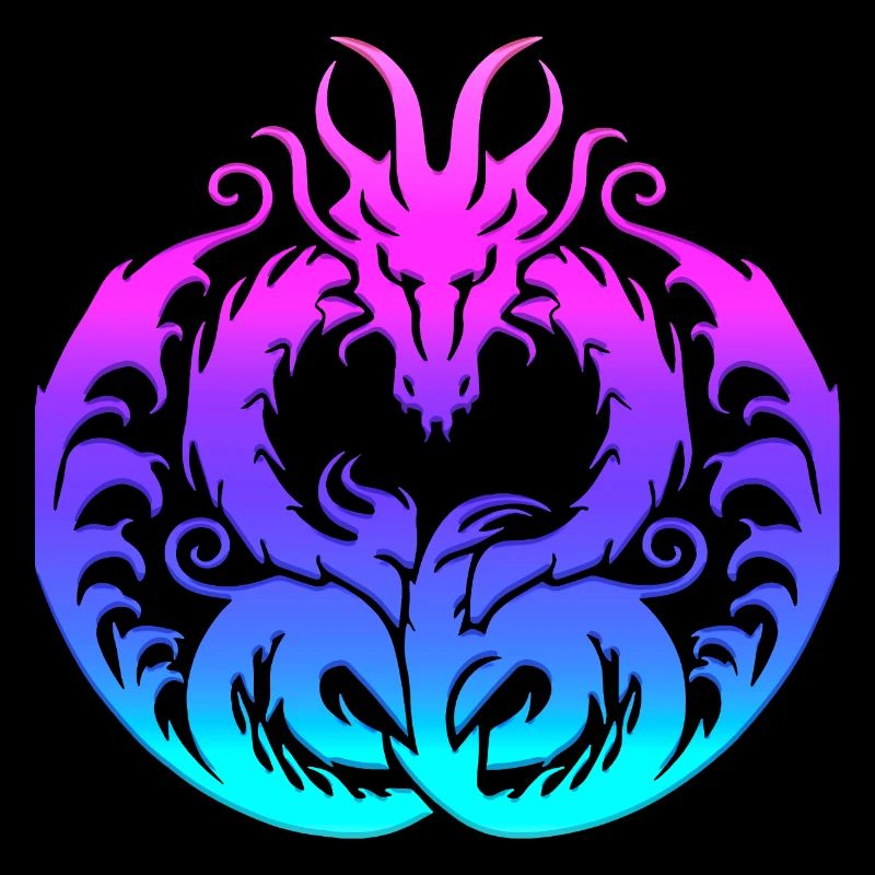 Fantasy Drache Anime Drachenkopf Mythisches Reptil