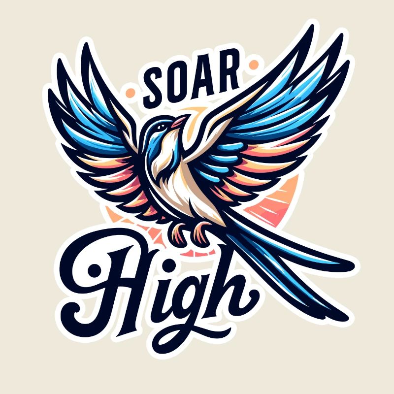 Soar High - Vogel Illustration