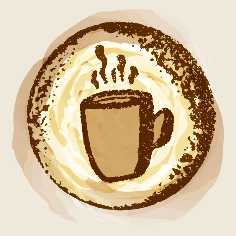 Coffee cup - warm feel-good design - coffee