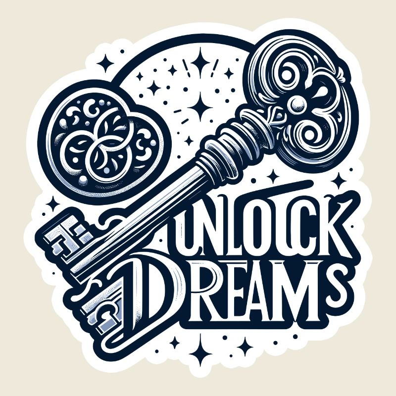 Unlock Dreams - Schlüssel Illustration