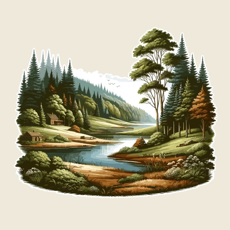 Paysage - Illustration
