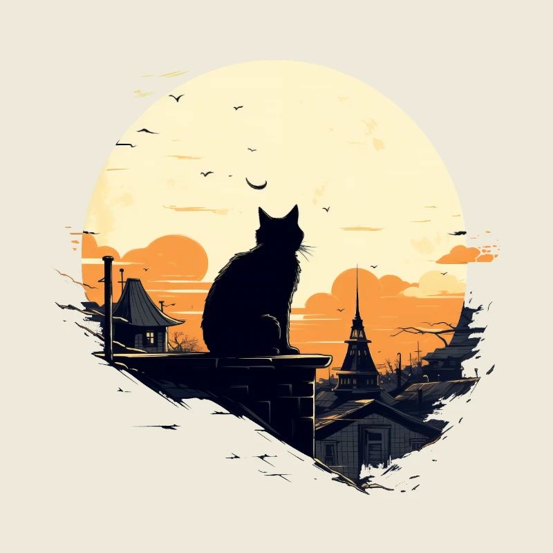 Einsame Katze
