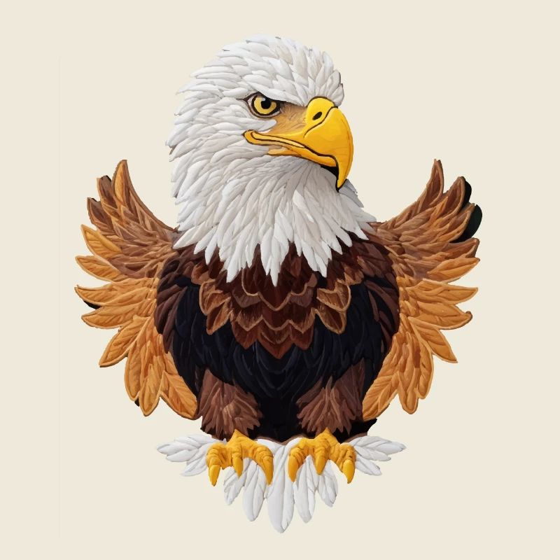 Beau pygargue à tête blanche