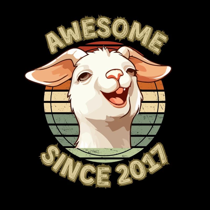 awesome Since 2017 - Birthday Humor Gift 2017