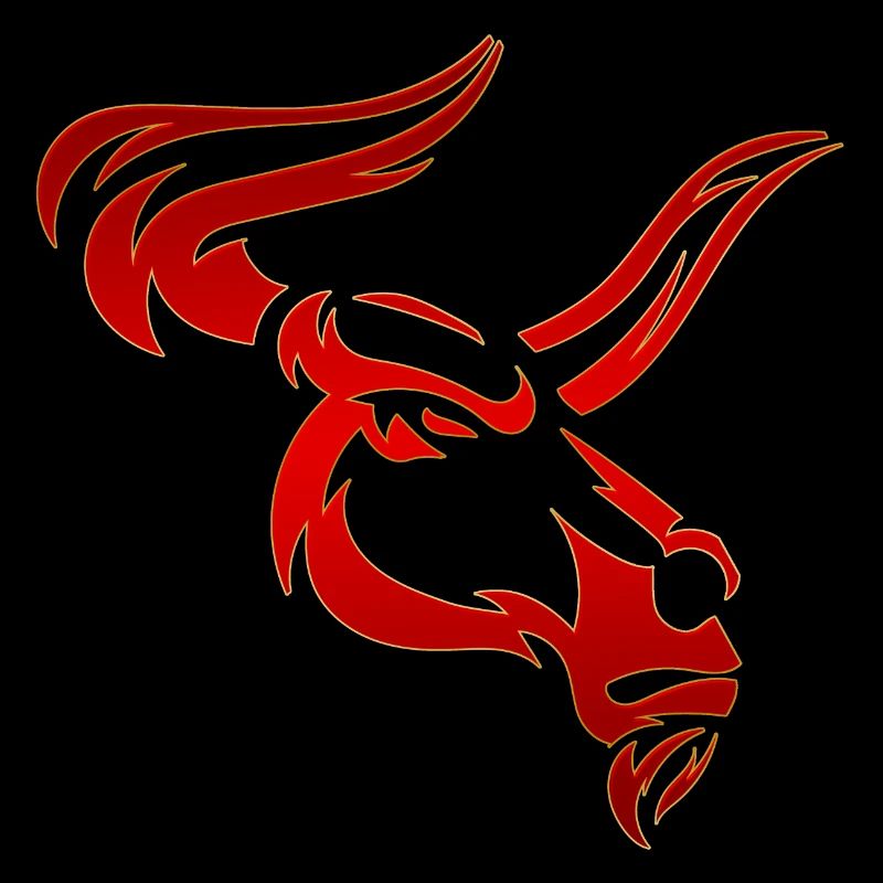 Bull Bull Head Head Logo Steak Beast Gym Horn