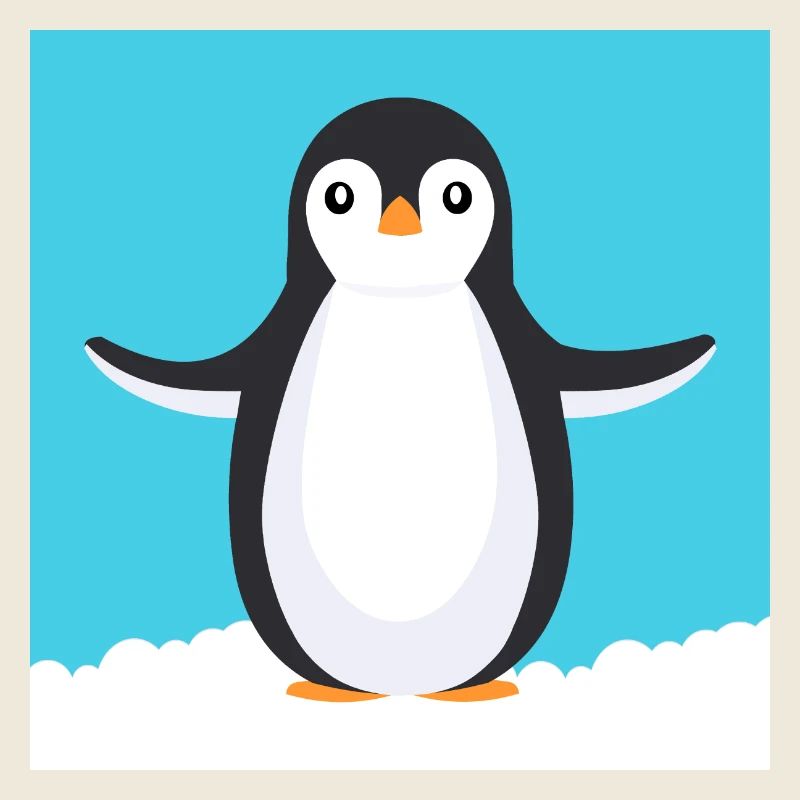 Pingouin de dessin animé