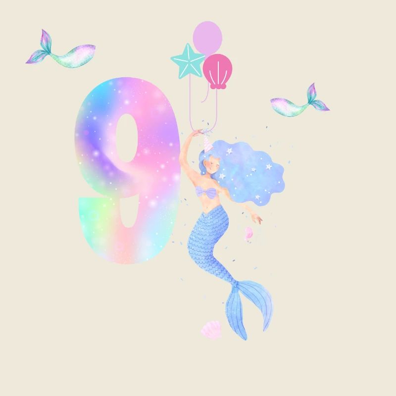 9th Anniversary Mermaid