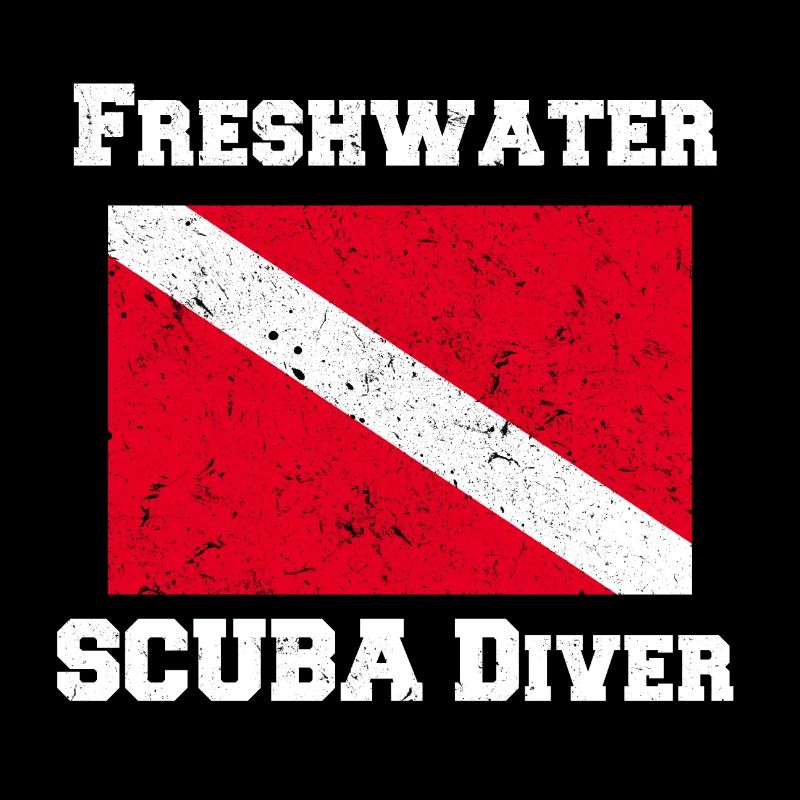 Plongeur en eau douce - Vintage