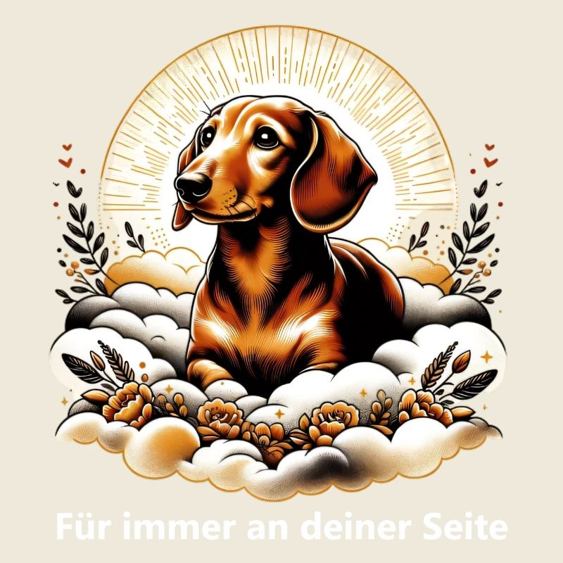 Dachshund Regenbogenbrücke Trauer