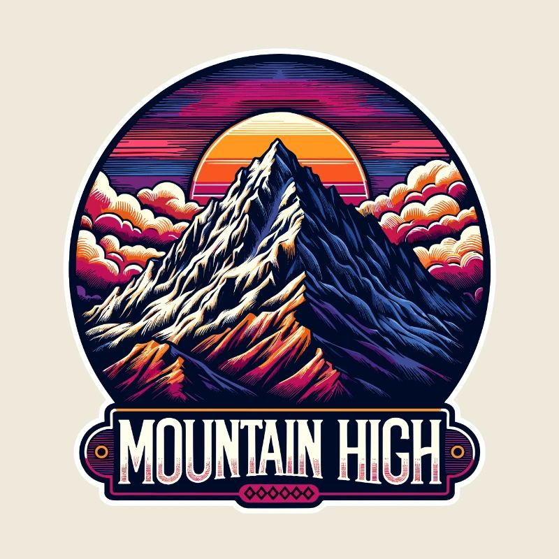 Montagne Haut - Illustration de Berg