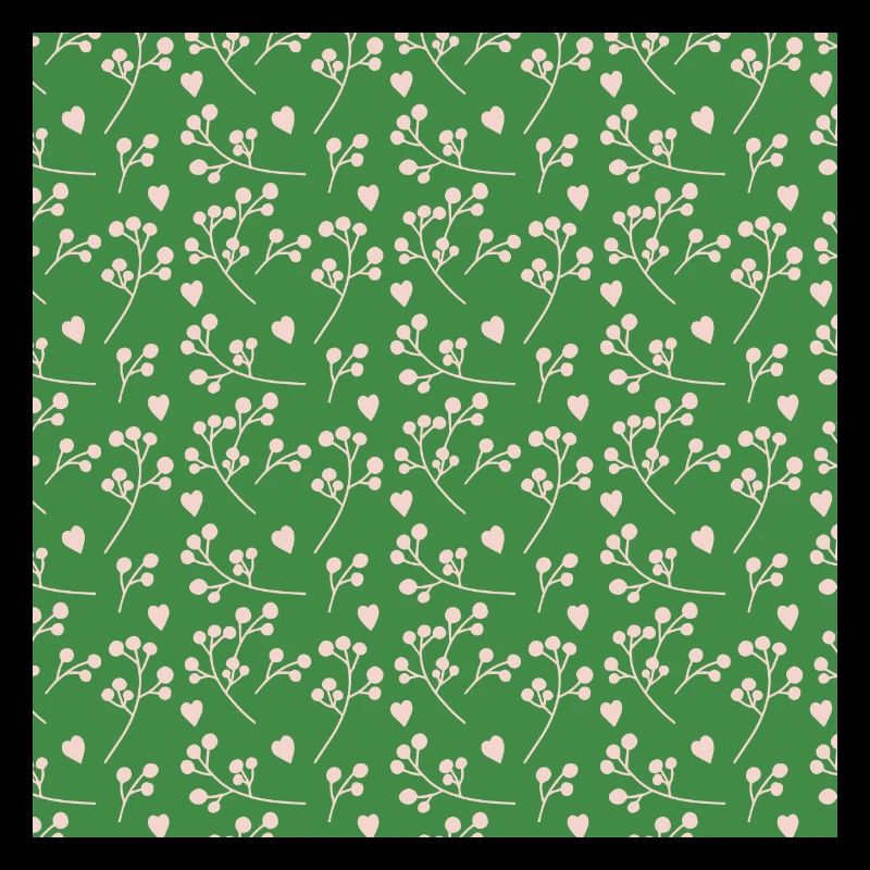 Blume-Blatt-Muster fleur feuille motif