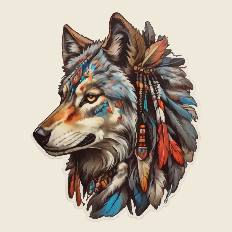 Wolf Indianer
