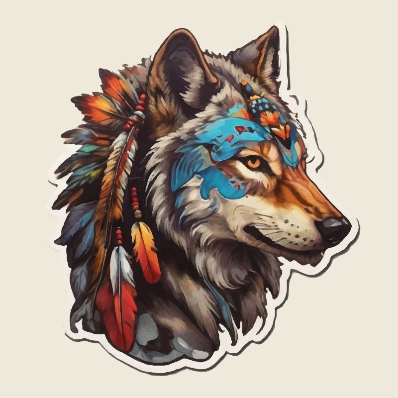 Wolf Indianer