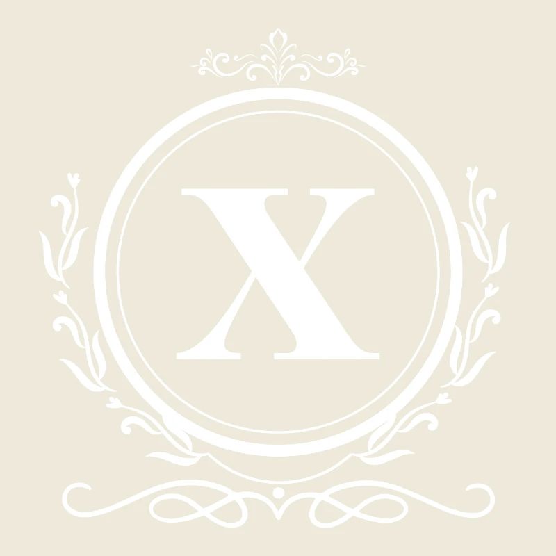 Letter x Decoration