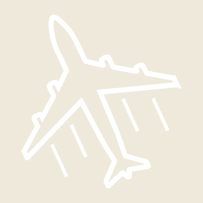 Flugzeug am Himmel