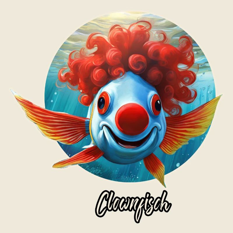Pun ambiguous german expression - Clownfisch