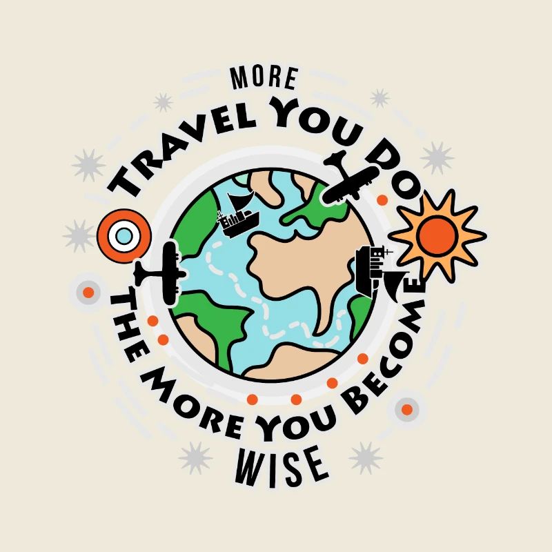 Plus vous voyagez, plus vous devenez sage citation