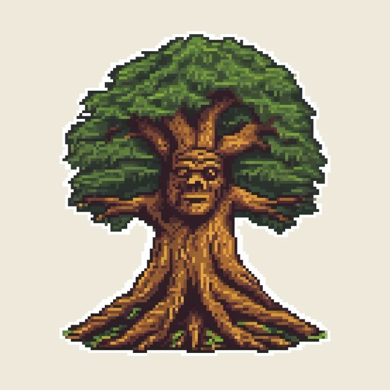 Bois chuchotant Pixel