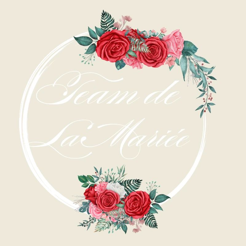 Rotes Blumenbraut-Team - Junggesellinnenabschied Geschenkidee