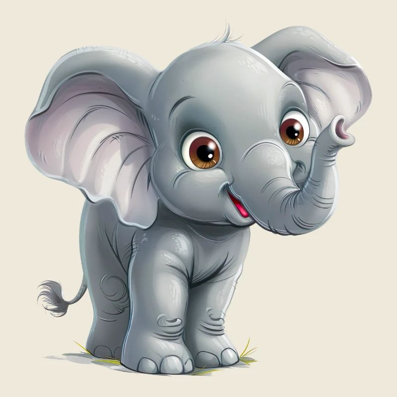 Kleiner lustiger Elefant