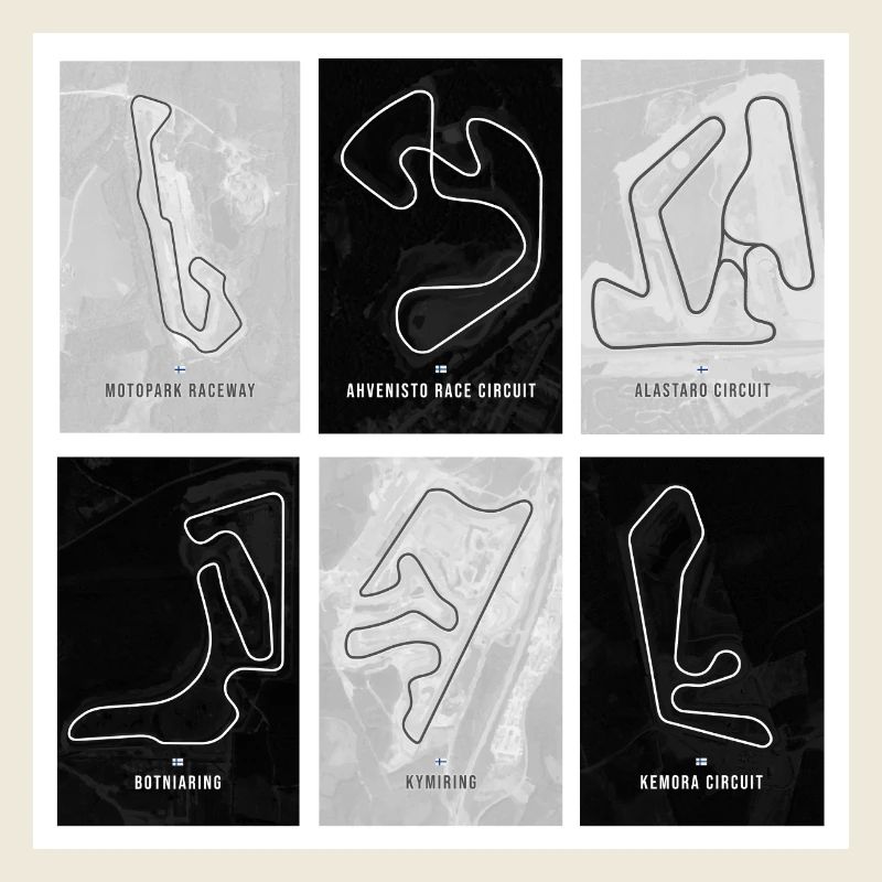 Finnish Motor Speedways - checkered flag