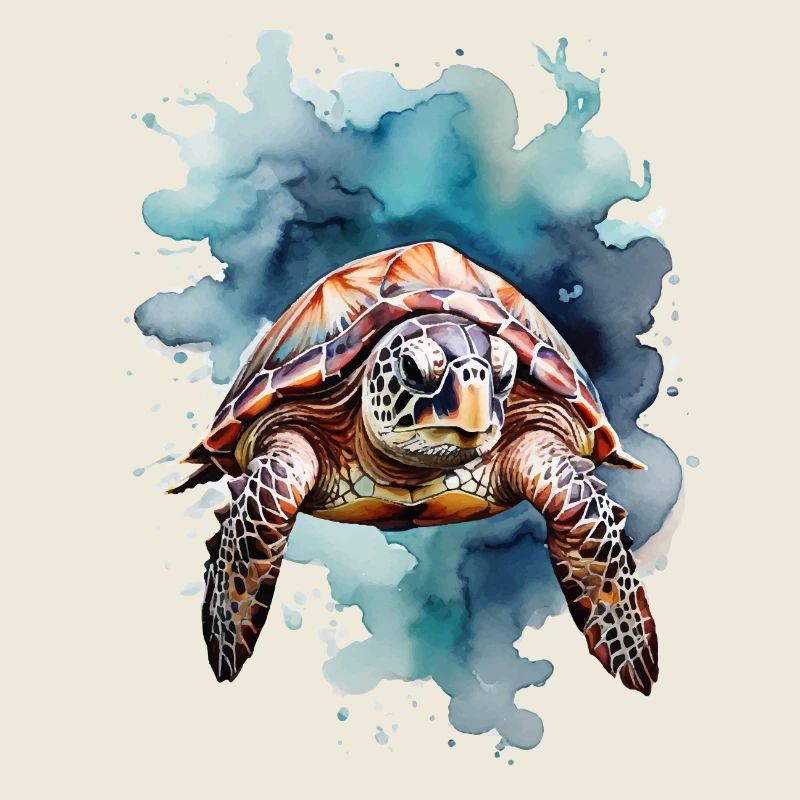 Sea's turtle under water