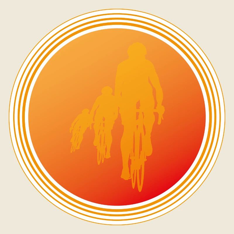 Cycling Sunburst Logo
