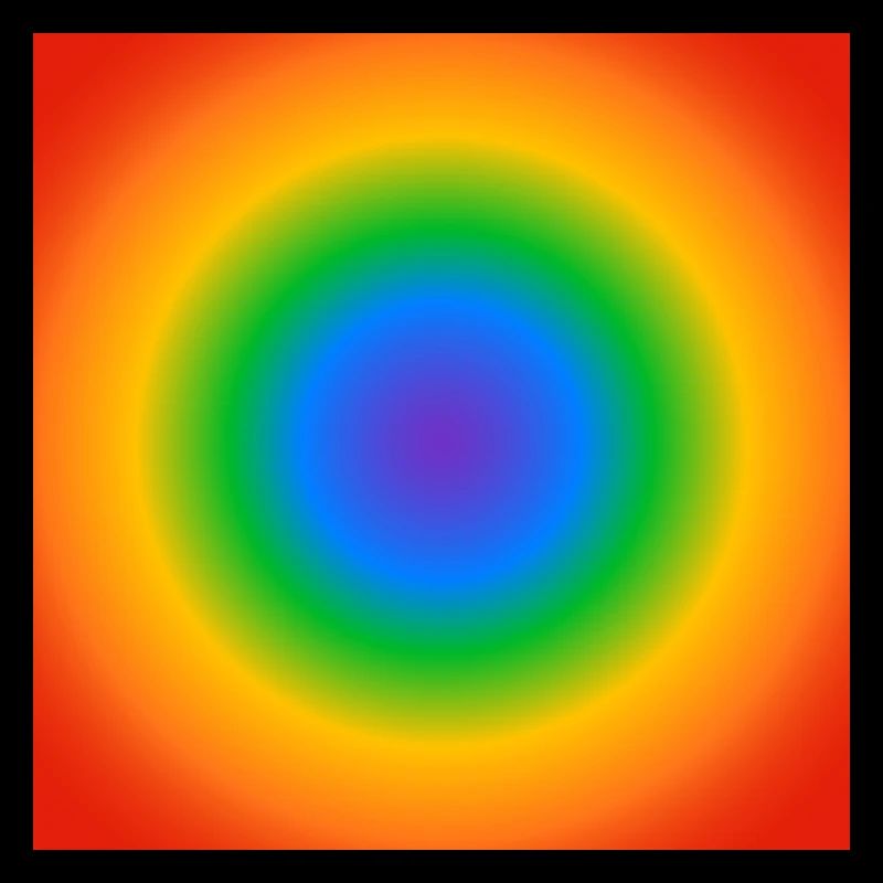 Rainbow Circle Gradient Colors Pride Merch