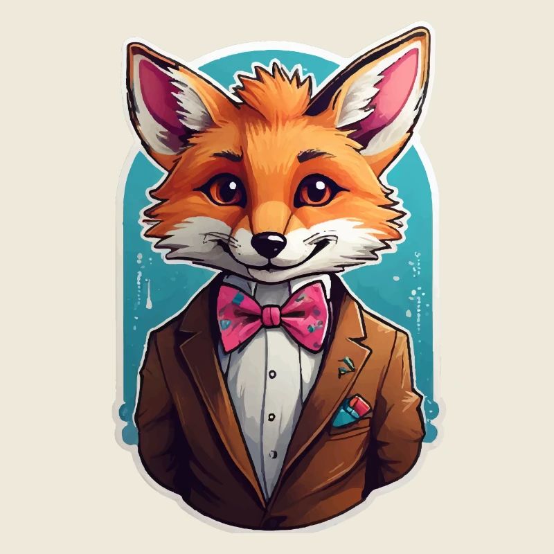 Lustiges Comic Fuchs