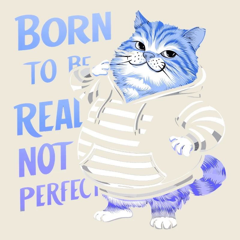 Chat, Beau, Chat Élégant, Art Coloré, Art, Mignon