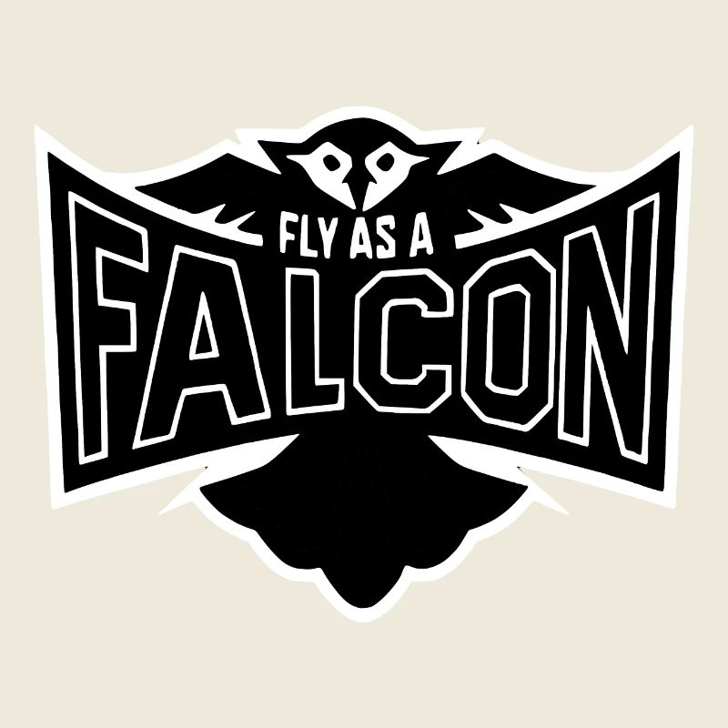 Fly As A Falcon - Black