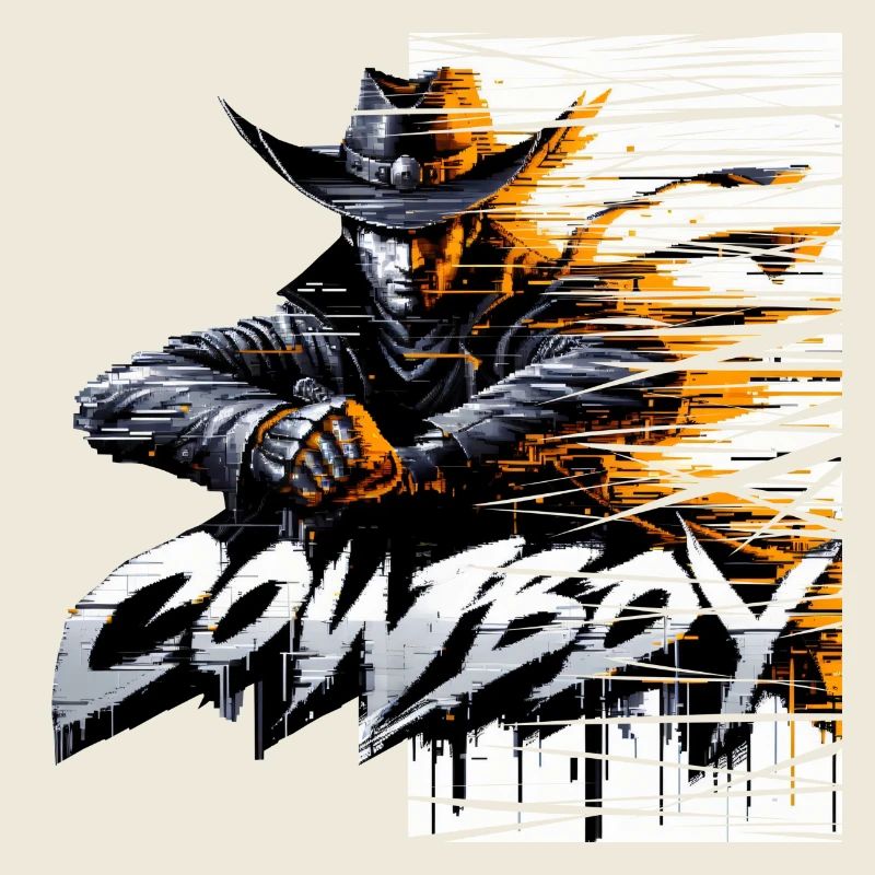 cowboy digital glitch