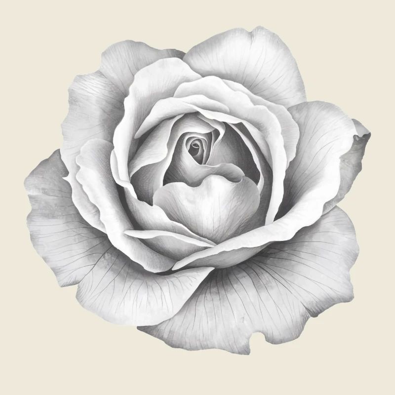 Rose blanche