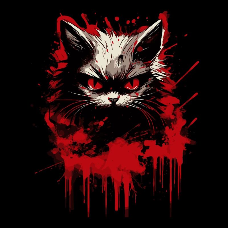 Katze hat schlechte Laune