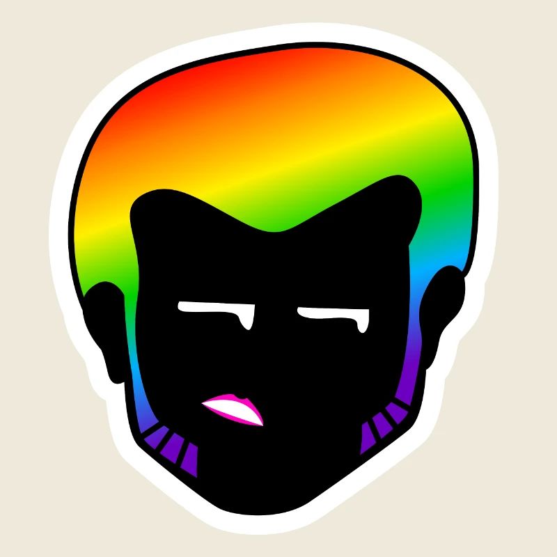 Genervtes Augenrollen : Sticky Queer Pride